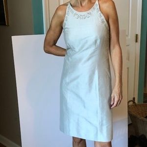 Ann Taylor silk shantung dress